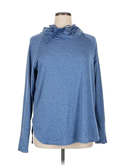 Pre-owned Athleta Turtleneck Sweater In Blue