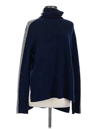 Pre-owned Athleta Turtleneck Sweater In Blue