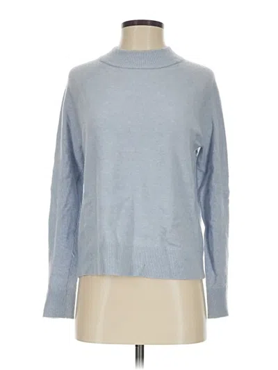 Pre-owned Athleta Turtleneck Sweater In Blue