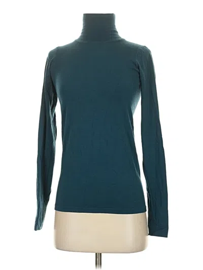 Pre-owned Athleta Turtleneck Sweater In Blue