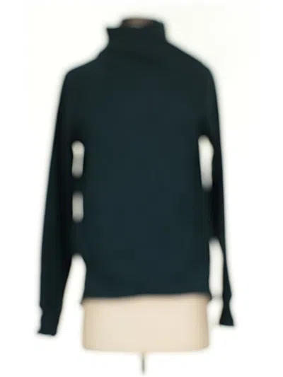 Pre-owned Athleta Turtleneck Sweater In Blue