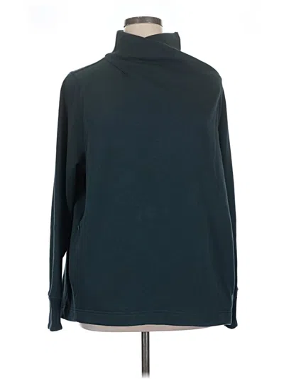 Pre-owned Athleta Turtleneck Sweater In Blue