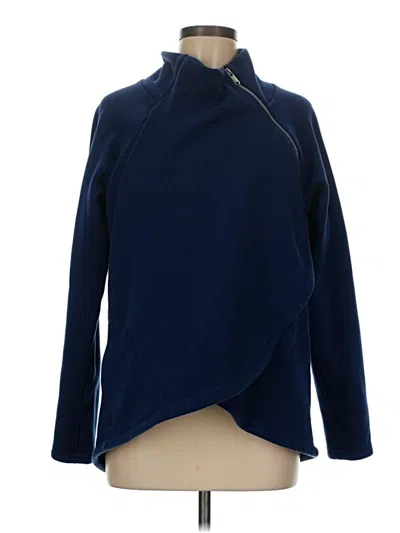 Pre-owned Athleta Turtleneck Sweater In Blue