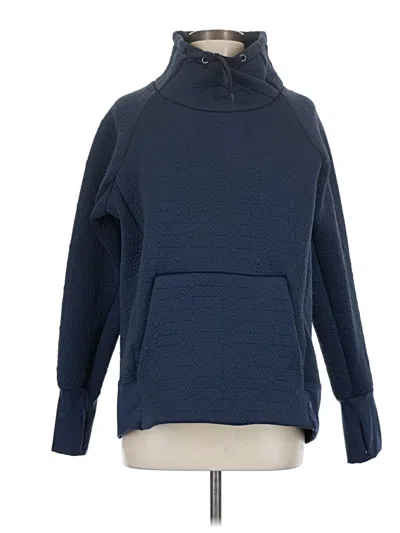Pre-owned Athleta Turtleneck Sweater In Blue