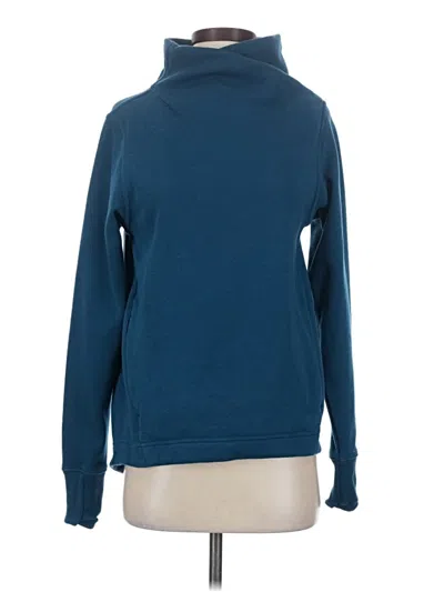 Pre-owned Athleta Turtleneck Sweater In Blue