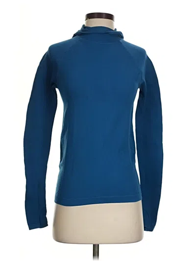 Pre-owned Athleta Turtleneck Sweater In Blue