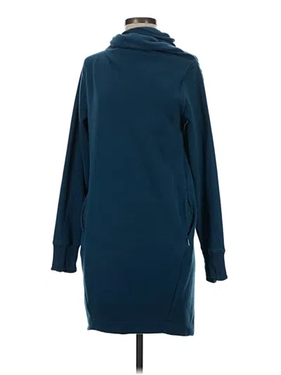 Pre-owned Athleta Turtleneck Sweater In Blue