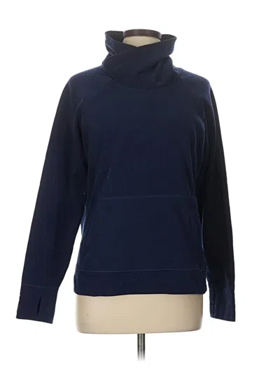 Pre-owned Athleta Turtleneck Sweater In Blue
