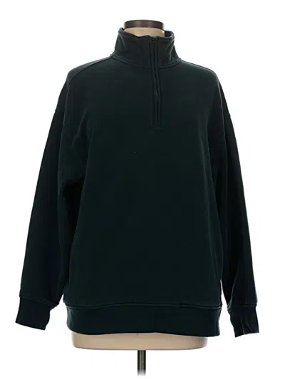 Pre-owned Athleta Turtleneck Sweater In Blue