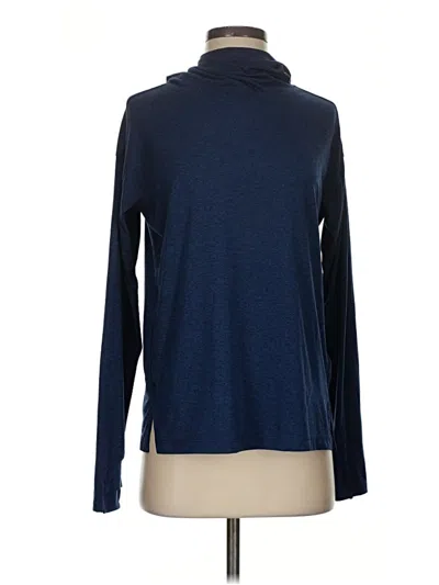 Pre-owned Athleta Turtleneck Sweater In Blue