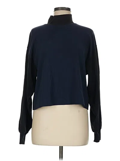 Pre-owned Athleta Turtleneck Sweater In Blue