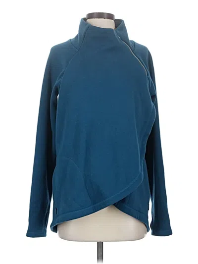 Pre-owned Athleta Turtleneck Sweater In Blue