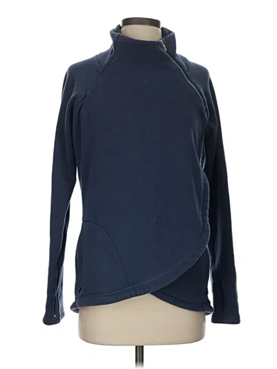 Pre-owned Athleta Turtleneck Sweater In Blue