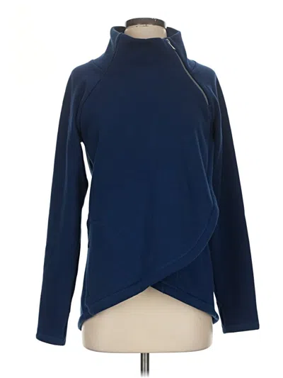 Pre-owned Athleta Turtleneck Sweater In Blue