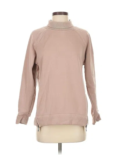 Pre-owned Athleta Turtleneck Sweater In Brown