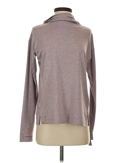 Pre-owned Athleta Turtleneck Sweater In Brown
