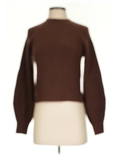 Pre-owned Athleta Turtleneck Sweater In Brown
