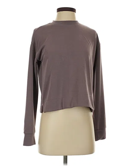 Pre-owned Athleta Turtleneck Sweater In Brown