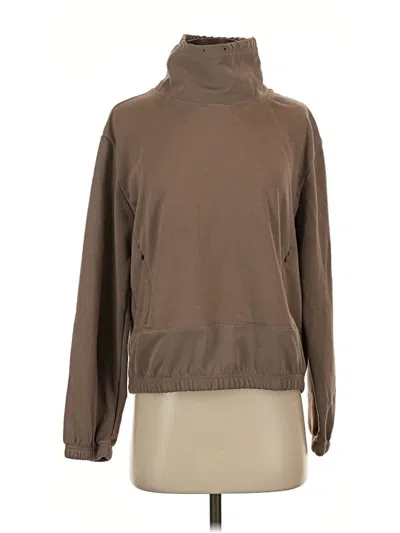 Pre-owned Athleta Turtleneck Sweater In Brown