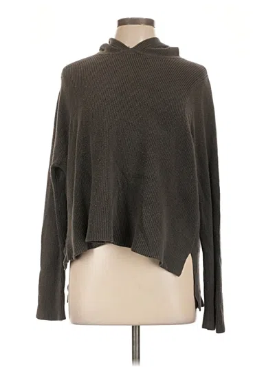 Pre-owned Athleta Turtleneck Sweater In Brown