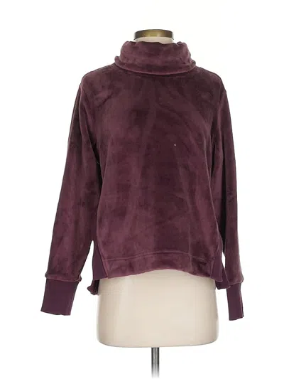 Pre-owned Athleta Turtleneck Sweater In Burgundy