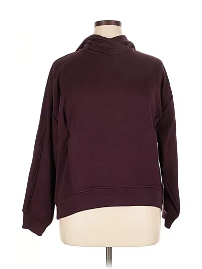 Pre-owned Athleta Turtleneck Sweater In Burgundy