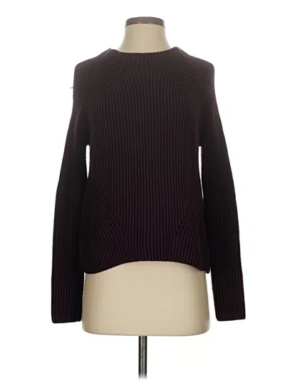 Pre-owned Athleta Turtleneck Sweater In Burgundy