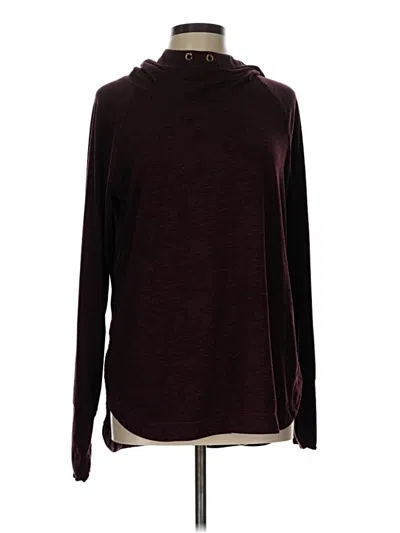 Pre-owned Athleta Turtleneck Sweater In Burgundy