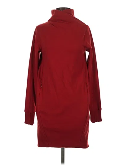 Pre-owned Athleta Turtleneck Sweater In Burgundy