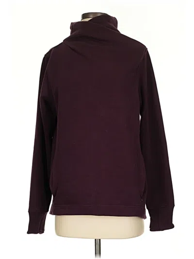 Pre-owned Athleta Turtleneck Sweater In Burgundy