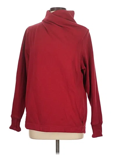 Pre-owned Athleta Turtleneck Sweater In Burgundy
