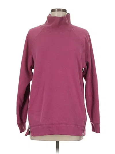 Pre-owned Athleta Turtleneck Sweater In Burgundy