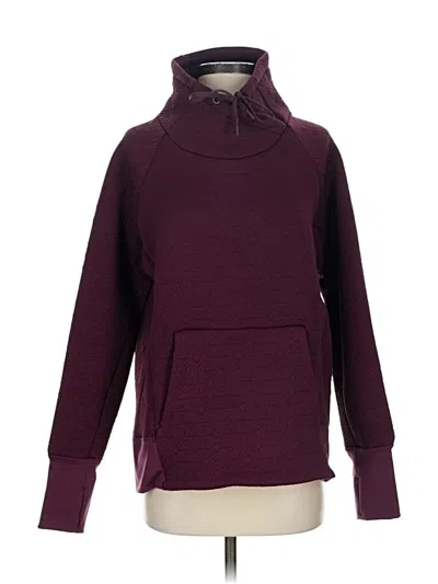 Pre-owned Athleta Turtleneck Sweater In Burgundy