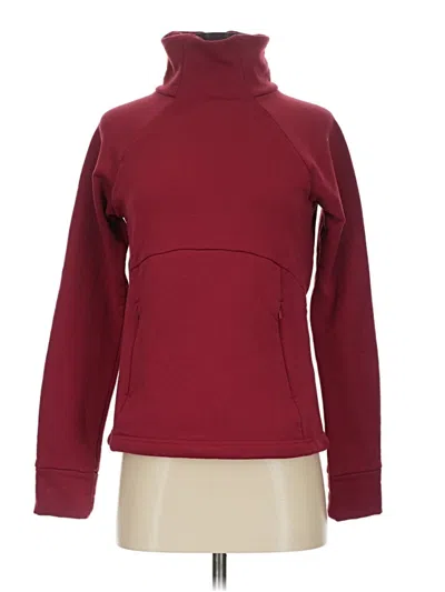 Pre-owned Athleta Turtleneck Sweater In Burgundy