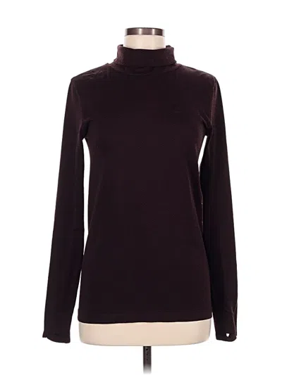 Pre-owned Athleta Turtleneck Sweater In Burgundy