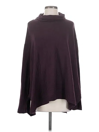 Pre-owned Athleta Turtleneck Sweater In Burgundy