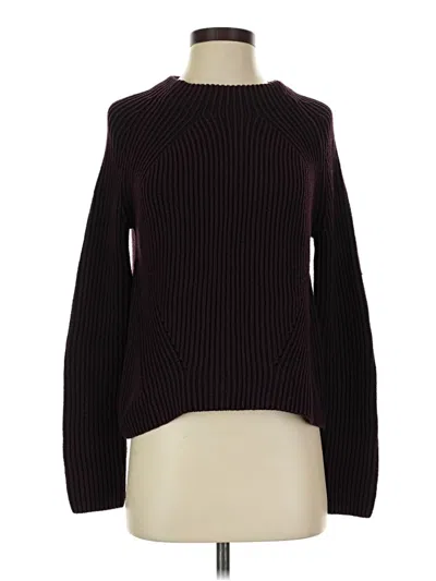 Pre-owned Athleta Turtleneck Sweater In Burgundy