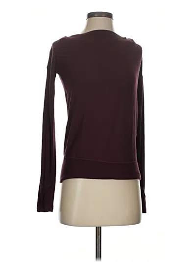 Pre-owned Athleta Turtleneck Sweater In Burgundy