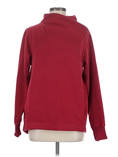 Pre-owned Athleta Turtleneck Sweater In Burgundy