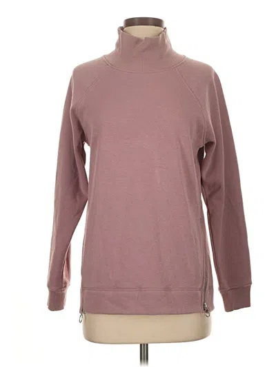 Pre-owned Athleta Turtleneck Sweater In Burgundy