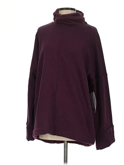 Athleta Turtleneck Sweater In Burgundy