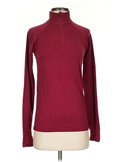 Pre-owned Athleta Turtleneck Sweater In Burgundy
