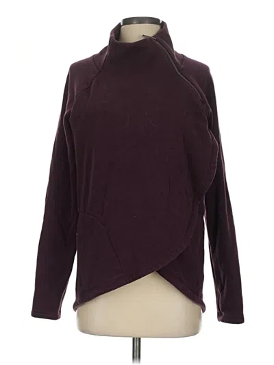 Pre-owned Athleta Turtleneck Sweater In Burgundy