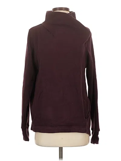 Pre-owned Athleta Turtleneck Sweater In Burgundy
