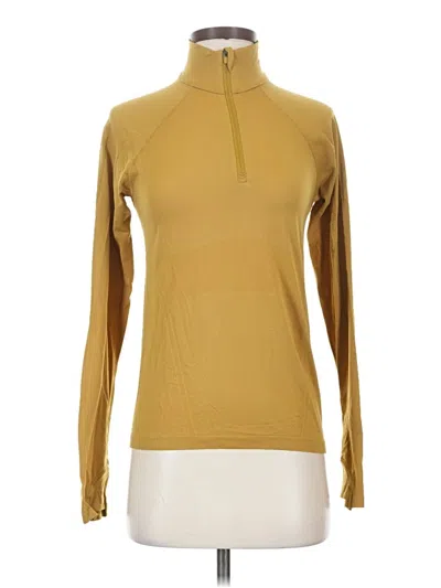 Pre-owned Athleta Turtleneck Sweater In Gold