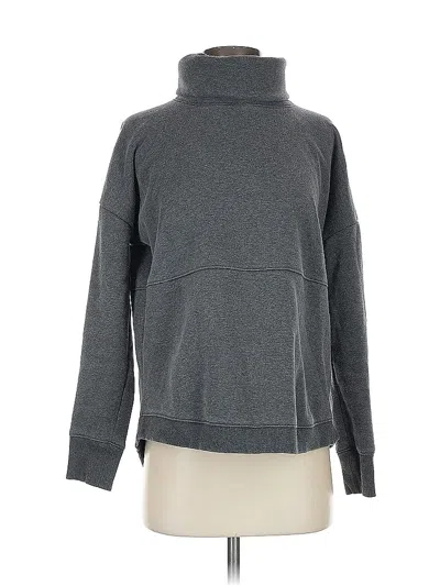 Pre-owned Athleta Turtleneck Sweater In Gray