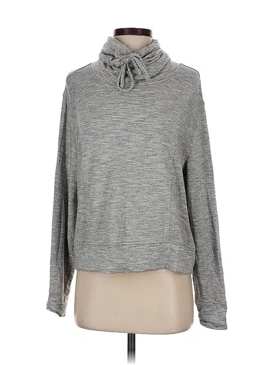 Pre-owned Athleta Turtleneck Sweater In Gray