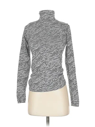 Pre-owned Athleta Turtleneck Sweater In Gray