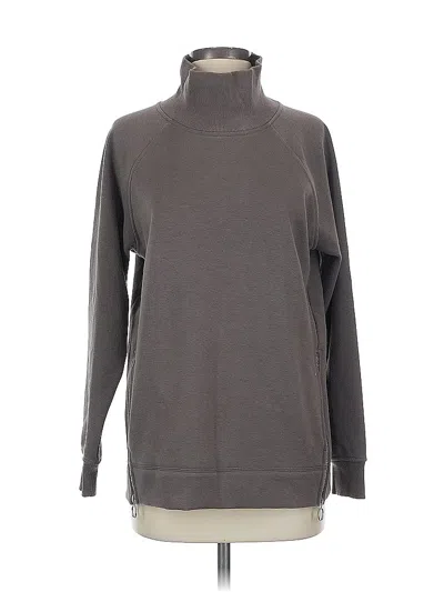 Pre-owned Athleta Turtleneck Sweater In Gray