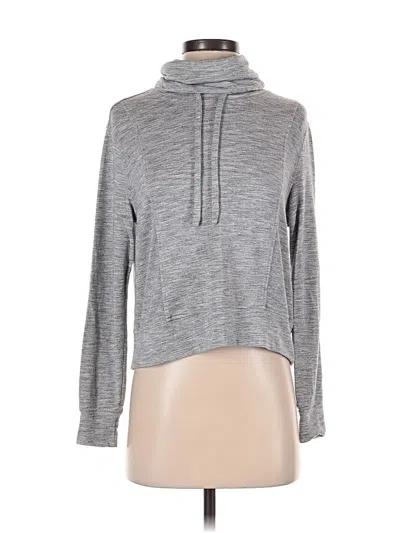 Pre-owned Athleta Turtleneck Sweater In Gray